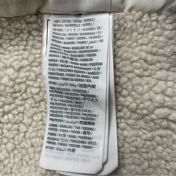 Abercrombie & Fitch Sherpa Lined Utility Jacket Y2K Olive Green Women’s Medium - Picture 11 of 11